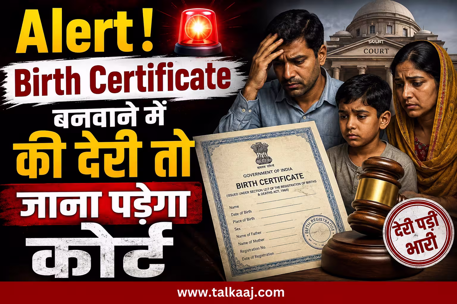 Alert! बर्थ सर्टिफिकेट (Birth Certificate) बनवाने में की देरी तो जाना पड़ेगा कोर्ट, जान लें 2026 के ये सख्त नियम