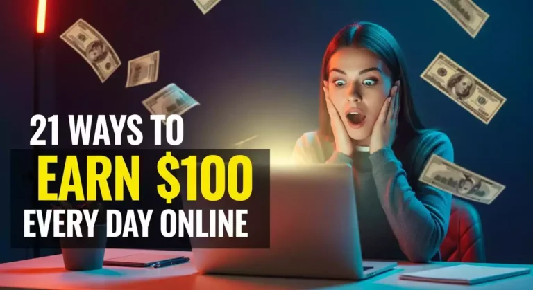 21 ways to make 100 Dollar a day from home