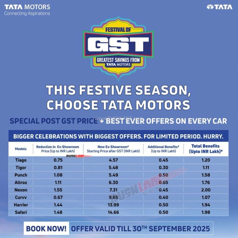 Tata Motors Festive Offers 2025
