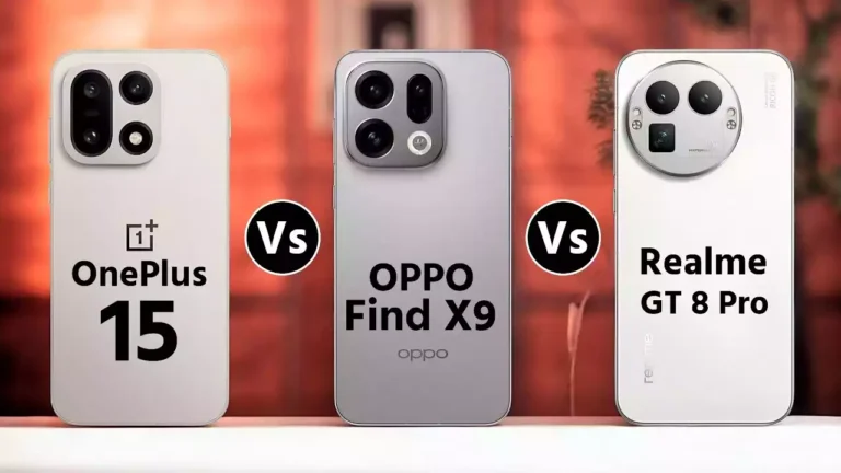 Realme GT 8 Pro vs OnePlus 15 vs Oppo Find X9