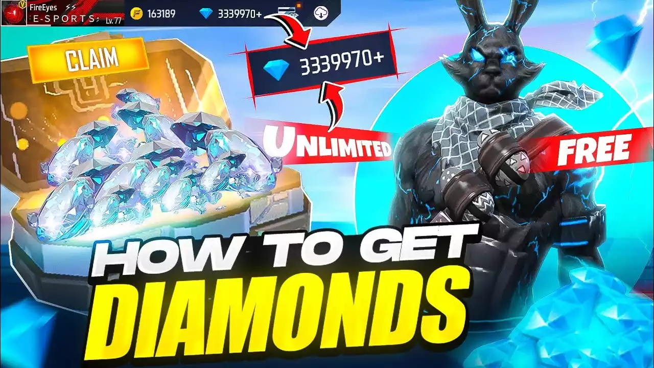 Free Fire Unlimited Diamonds Cookole
