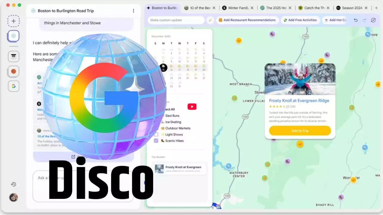 Google Disco Browser