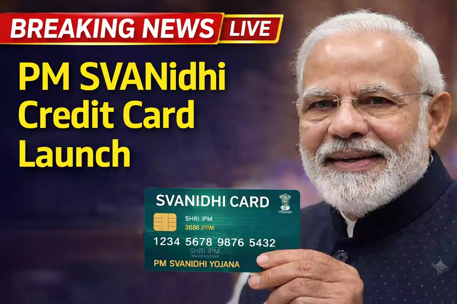 PM SVANidhi Credit Card Hindi