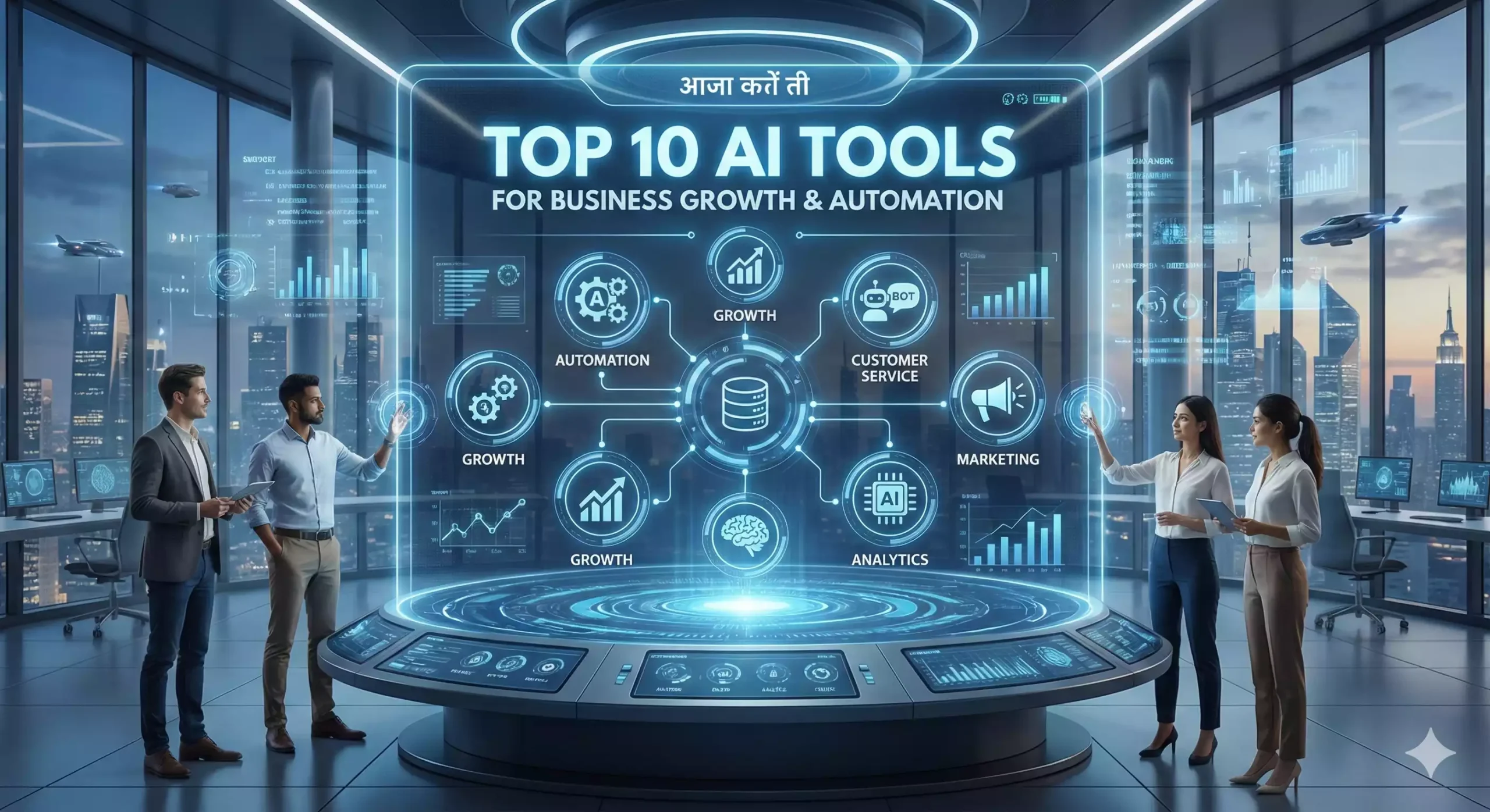 Top 10 AI Tools for Business Growth and Automation 2026