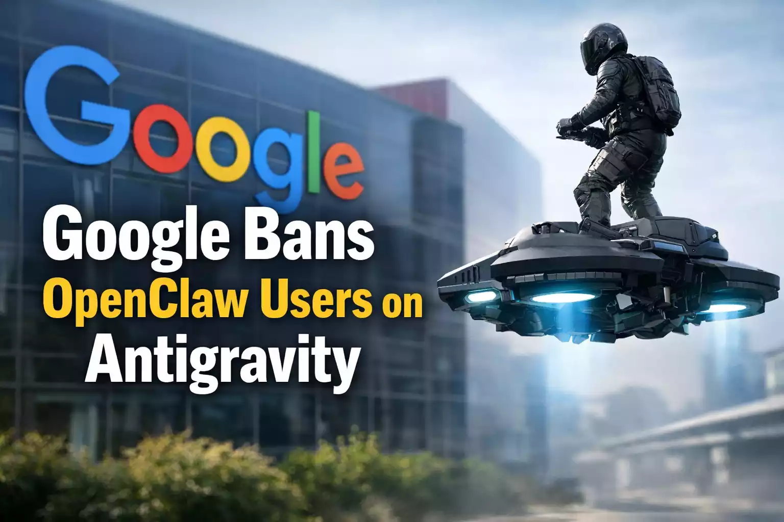 Google banned OpenClaw users