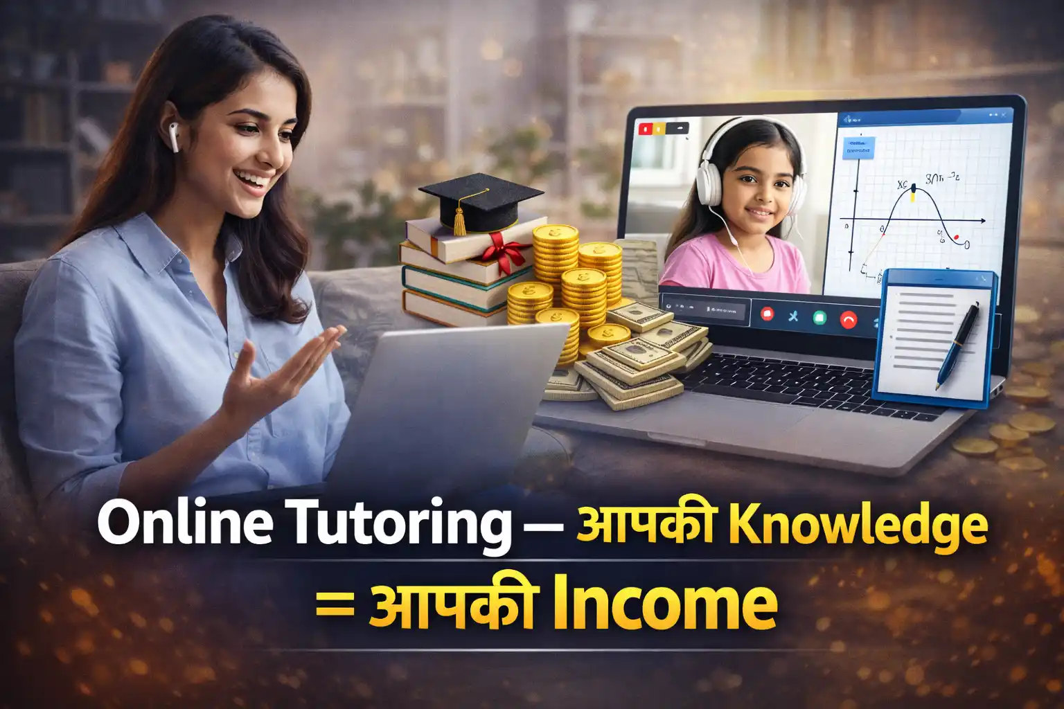 Online Tutoring — आपकी Knowledge = आपकी Income