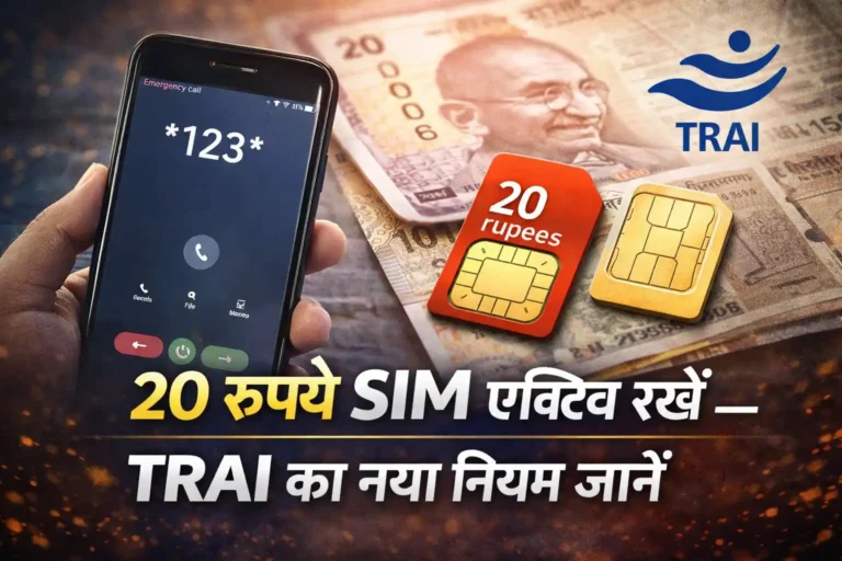 20Rs SIM Activation Recharge 