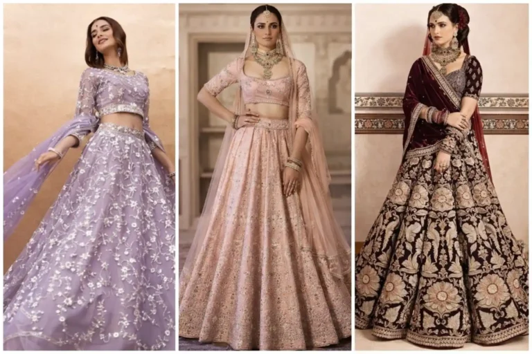 Bridal lehenga colors trends
