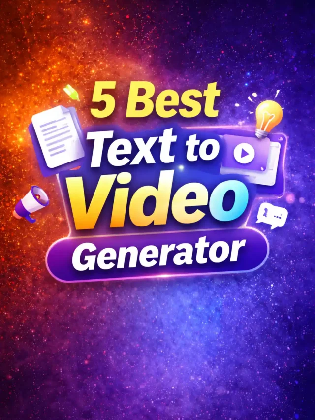 5 best text to video generator